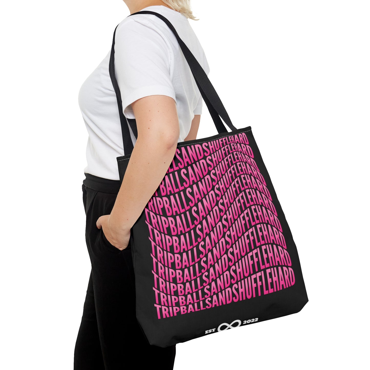 TBASH Big Wave Hot Pink Tote Bag